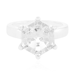 Anello in argento con Quarzo Bianco