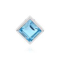 Ciondolo in argento con Topazio Blu Cielo
