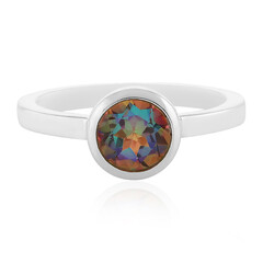 Anello in argento con Quarzo Aurora Boreale