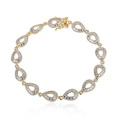Bracciale in ottone con Diamante I3 (I) (Juwelo Style)