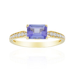 Anello in oro con Tanzanite AAA (CIRARI)