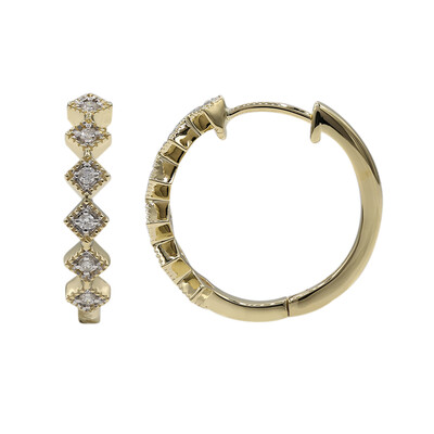 Orecchini in oro con Diamante SI1 (G) (Annette)