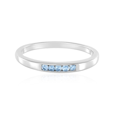 Anello in argento con Acquamarina Santa Maria