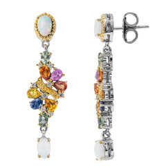 Orecchini in argento con Opale di Welo (Dallas Prince Designs)