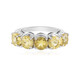 Anello in argento con Berillo Giallo