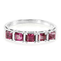 Anello in argento con Rubellite