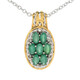 Collana in argento con Smeraldo Zambia (Gems en Vogue)