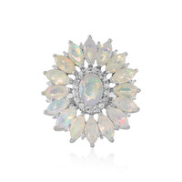 Anello in argento con Opale di Welo