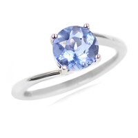 Anello in argento con Fluorite Cangiante