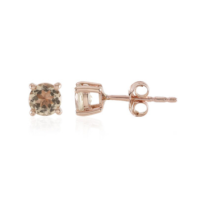 Orecchini in oro con Morganite