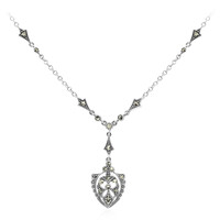 Collana in argento con Marcassite