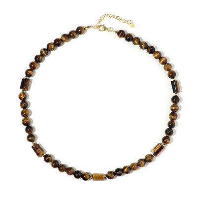 Collana in argento con Occhio di Tigre