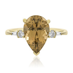 Anello in oro con Tormalina Neon del Congo (CIRARI)