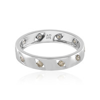 Anello in oro con Diamante Cioccolato VVS2