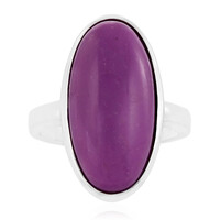 Anello in argento con Fosfosiderite