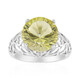Anello in argento con Citrino Limone