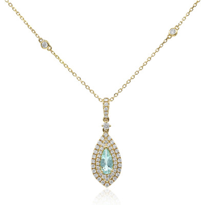 Collana in oro con Tormalina Paraíba (CIRARI)