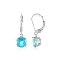Orecchini in argento con Topazio Paraiba