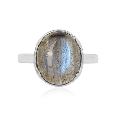 Anello in argento con Labradorite