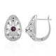 Orecchini in argento con Rodolite (Annette classic)