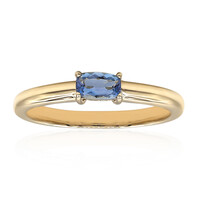Anello in oro con Acquamarina Santa Maria AAA