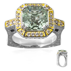 Anello in argento con Ametista Verde (Dallas Prince Designs)