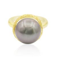 Anello in argento con Perla Tahitiana (TPC)