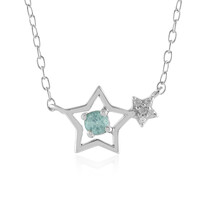 Collana in argento con Apatite Blu