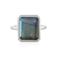 Anello in argento con Labradorite