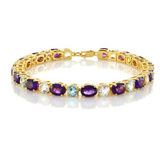 Bracciale in argento con Ametista