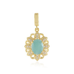 Ciondolo in argento con Grandidierite