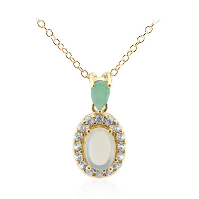 Collana in argento con Opale di Welo
