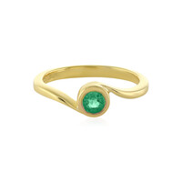 Anello in argento con Smeraldo Colombiano