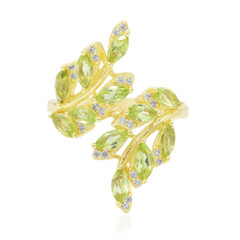 Anello in argento con Peridoto