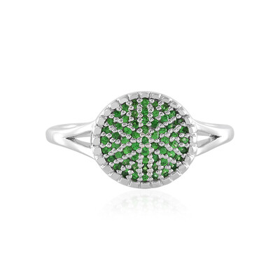 Anello in argento con Tsavorite