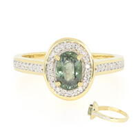 Anello in oro con Zaffiro (non riscaldato) (AMAYANI)