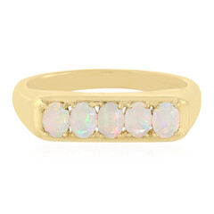 Anello in argento con Opale di Welo