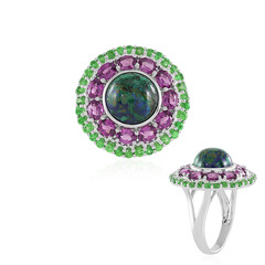 Anello in argento con Azzurrite