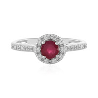 Anello in argento con Rubino del Madagascar