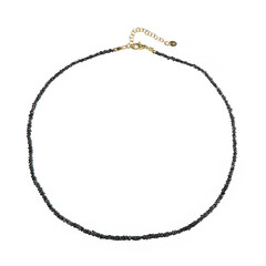 Collana in argento con Diamante Nero