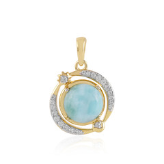 Ciondolo in argento con Larimar