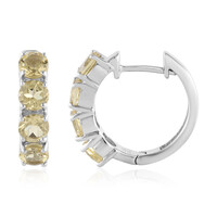 Orecchini in argento con Berillo Giallo