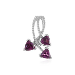 Ciondolo in argento con Rodolite