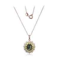 Collana in argento con Agata Muschiata