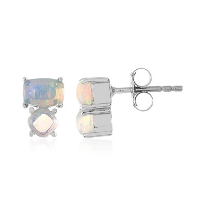 Orecchini in argento con Opale di Welo