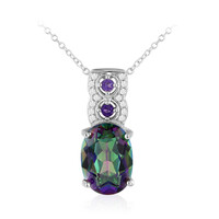 Collana in argento con Quarzo Mistico