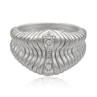 Anello in argento con Diamante I1 (G)