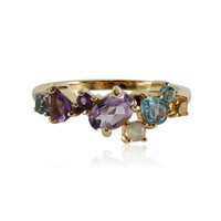 Anello in argento con Ametista Rose de France