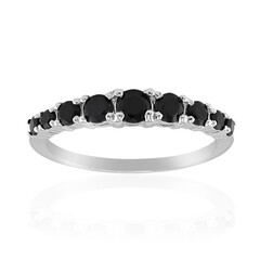 Anello in argento con Spinello Nero