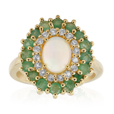 Anello in argento con Opale di Welo